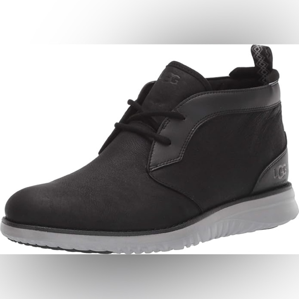 UGG Men's Black Union Energ Chukka Waterproof Treadlite Shoes | Size 11